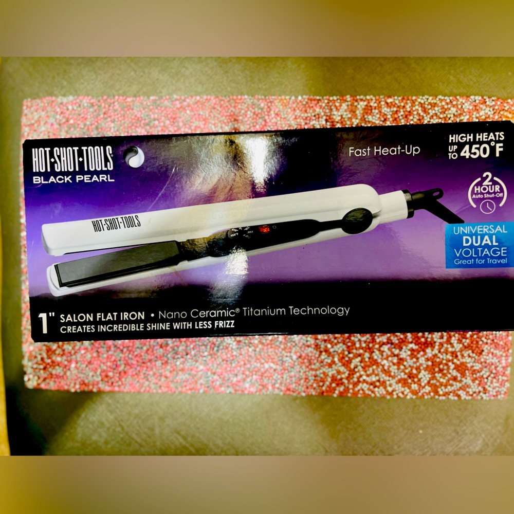 hot.shot.tools 1 in straightener with box
